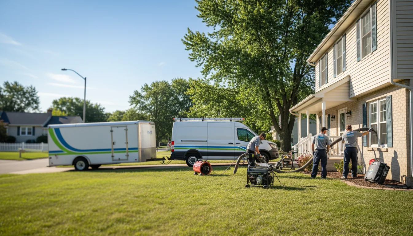 Flooded Basement Restoration And Cleanup With Repair in Brownsville, OH near me